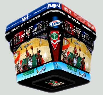 NBA basketball scoreboard live screen
