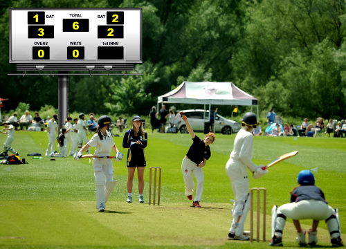 Online cricket scoreboard app