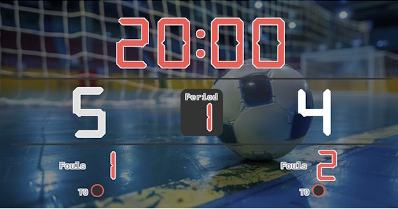 Online futsal scoreboard