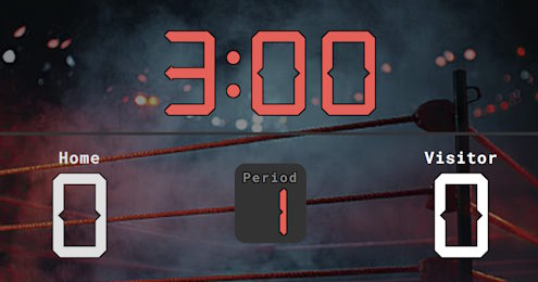 Online wrestling scoreboard
